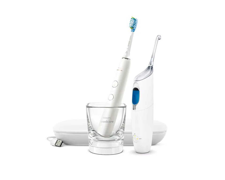 

Набор 2 в 1: электрическая зубная щетка + ирригатор Philips Sonicare AirFloss Ultra HX8494, HX8494/01