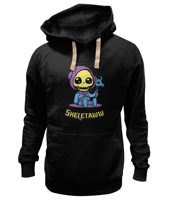 

Худи унисекс Printio Skeletaww черное S, Черный, Skeletaww