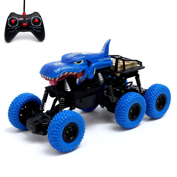 

КНР Dino, 1:16, 4WD, работает от аккумулятора, синий