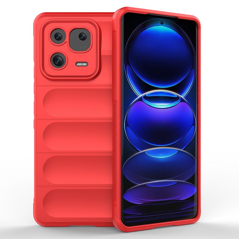

Противоударный чехол Flexible Case для Xiaomi 13 Pro, красный, Flexible Case