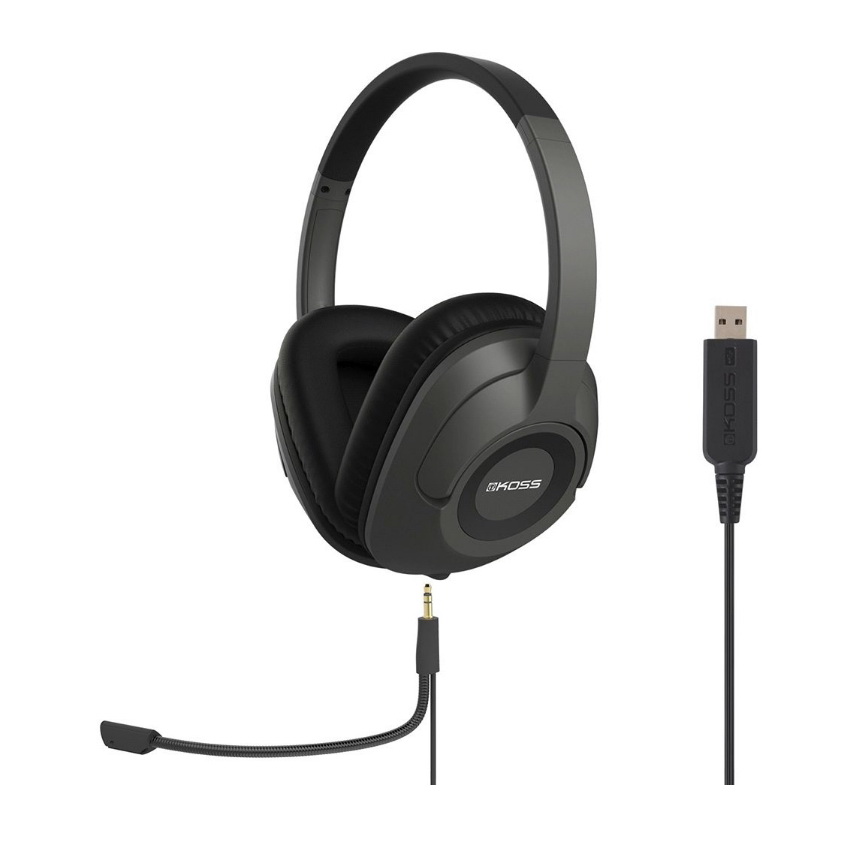 фото Гарнитура koss sb42-usb black/grey