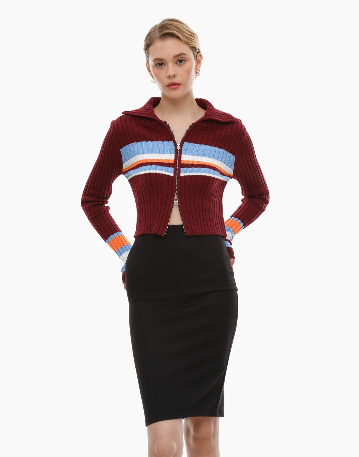 

Юбка женская Gloria Jeans GSU001173 черный XL/170, GSU001173