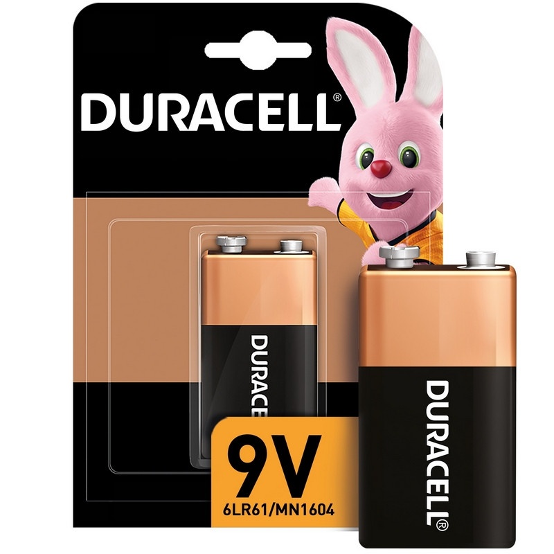 Duracell 6LR61-1BL, 6LF22-1BL, Крона, 9V, 1 шт