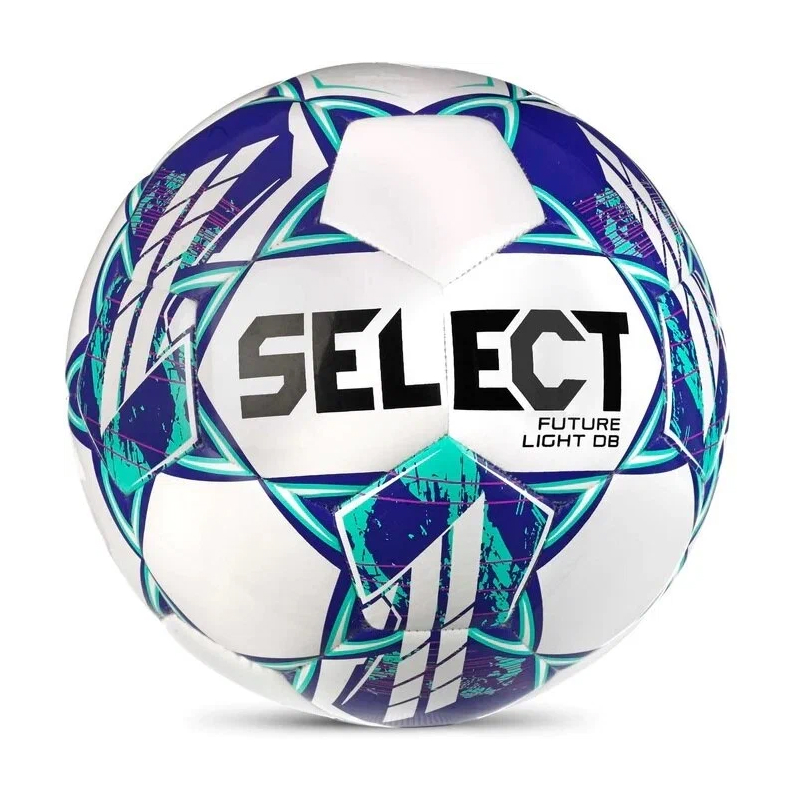 Мяч для футбола SELECT Future Light DB V23, White/Green/Blue, 4