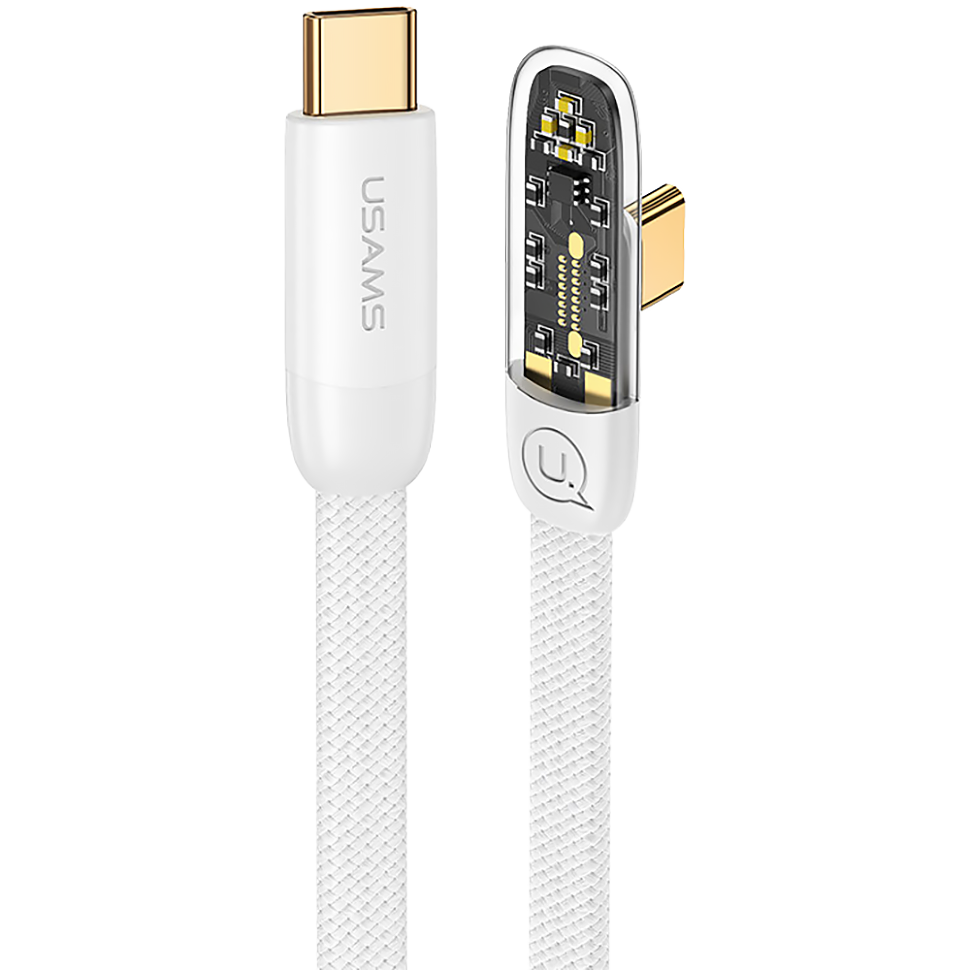 

Кабель USB Type-C -USB Type-C Usams US-SJ584 1.2 м белый, US-SJ584