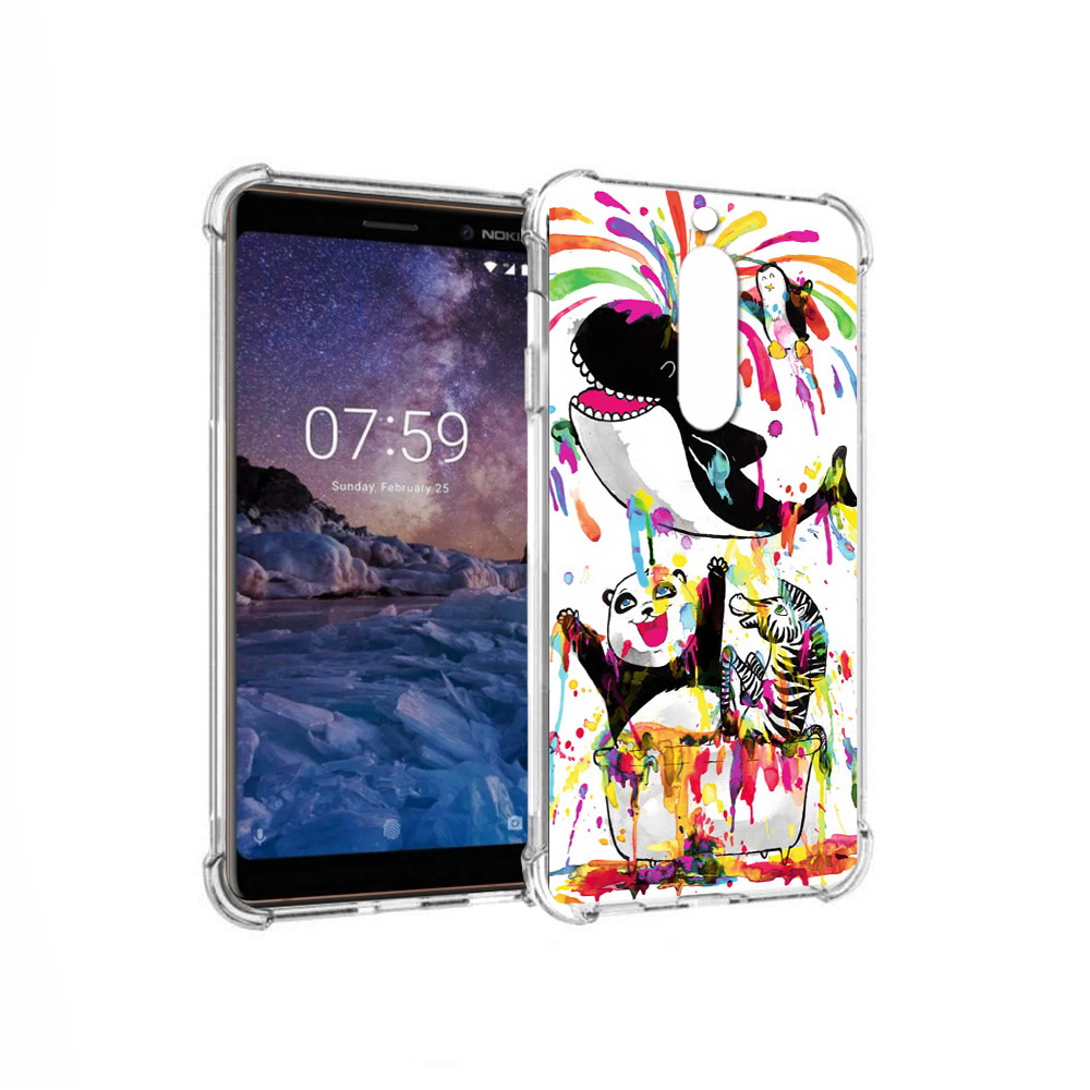 

Чехол MyPads Tocco для Nokia 7 Хиппи кит (PT95887.123.191), Прозрачный, Tocco