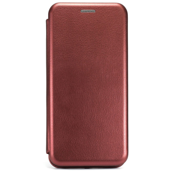 фото Чехол книжка для samsung galaxy m31s fashion case бордовый