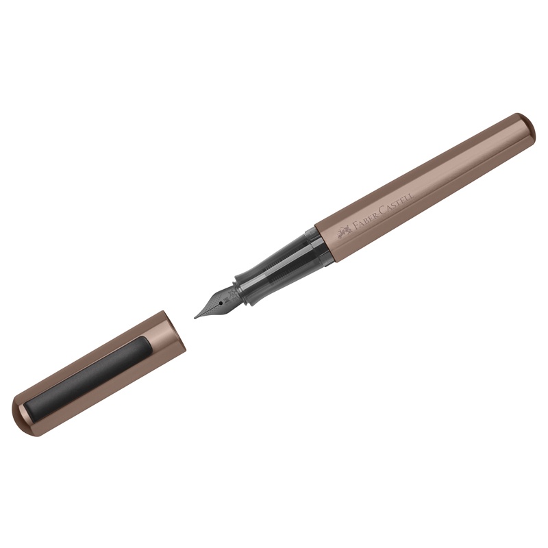 

Faber-Castell "Hexo", синяя, М 0,75 мм, шестигранная, бронзовый корпус
