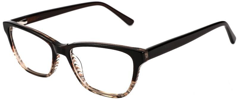 

Оправа для очков женская Glone WD3076 C4, brown/brown stripes crystal, WD3076 C4