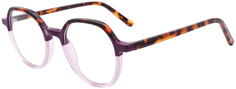 

Оправа для очков женская Glone WD3109 C3, tortoise/purple/pink crystal, WD3109 C3