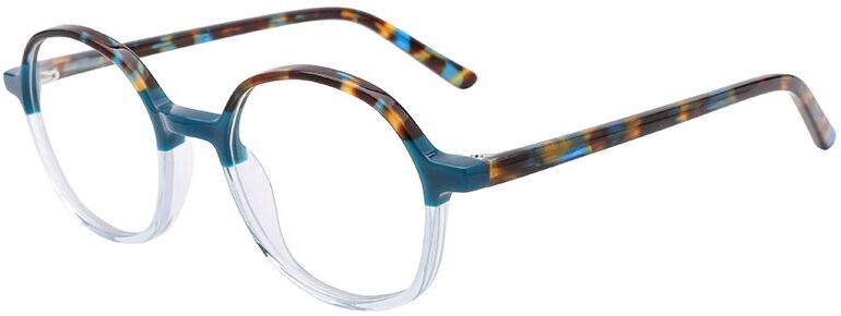 

Оправа для очков женская Glone WD3112 C4, tortoise/d.blue/teal crystal, WD3112 C4