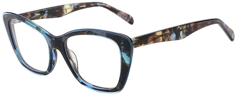 

Оправа для очков женская Glone WD3125 C2, blue pattern crystal, WD3125 C2