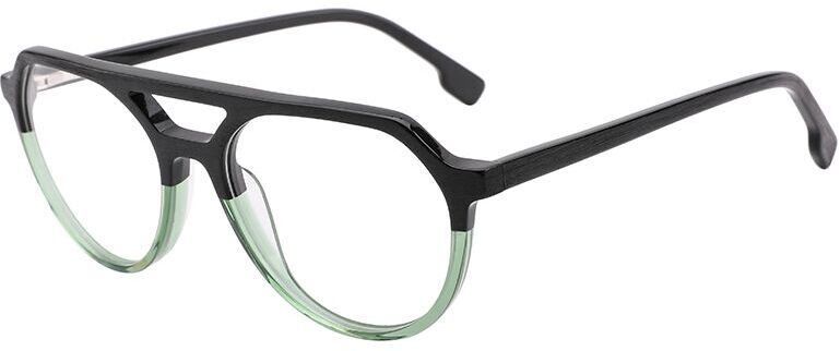 

Оправа для очков женская Glone WD3132 C1, black brushed/green crystal, WD3132 C1