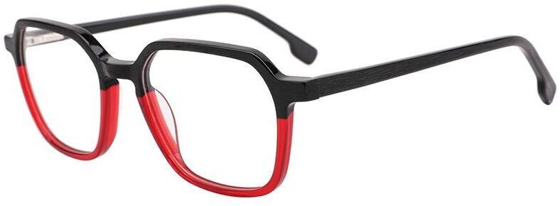 

Оправа для очков женская Glone WD3137 C1, C1 black brushed/red crystal, WD3137 C1