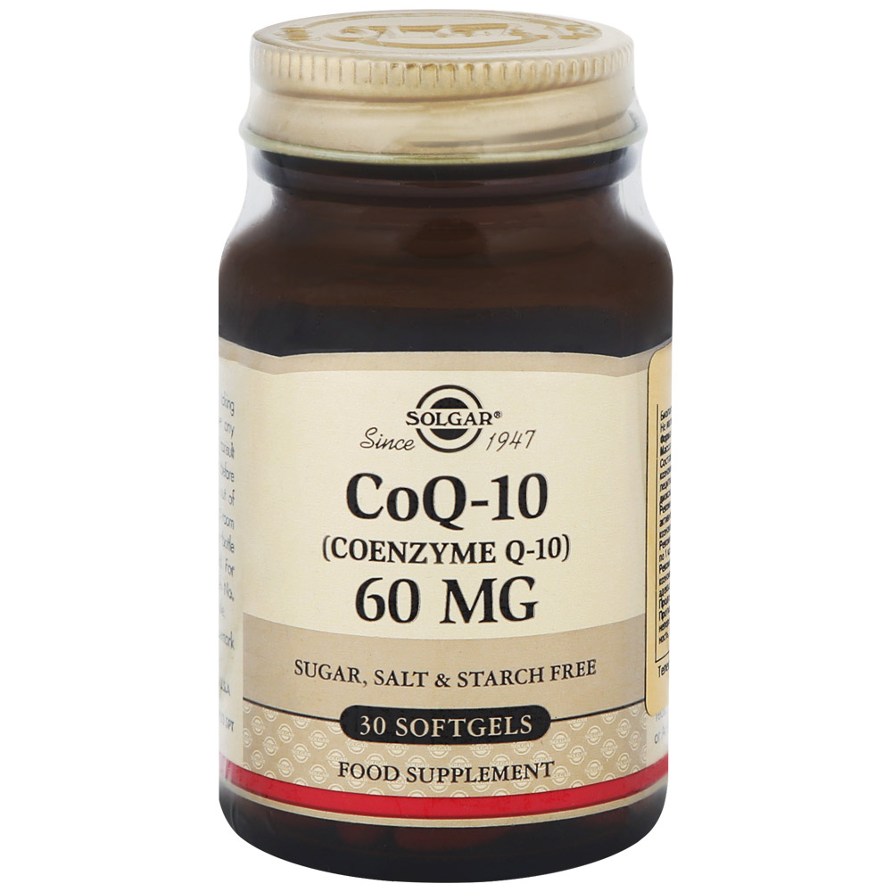 Купить Коэнзим Q-10 Solgar капсулы 60 мг 30 шт.