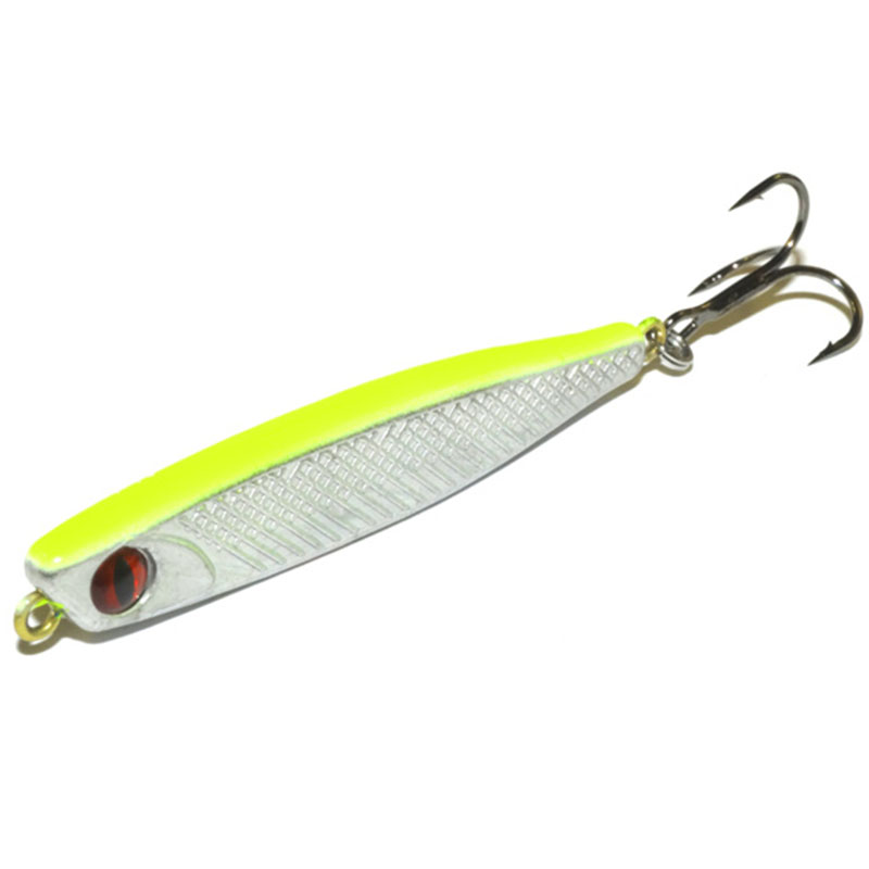 

Пилькер Cargo "Рокки" 30г, L-6,6см бинарный сплав серебра, цв.07 зеленый, Желтый, Рокки бинар