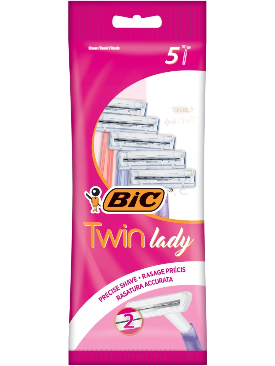 Станок для бритья BIC Twin Lady 5 шт станок для бритья mere для женщин 4