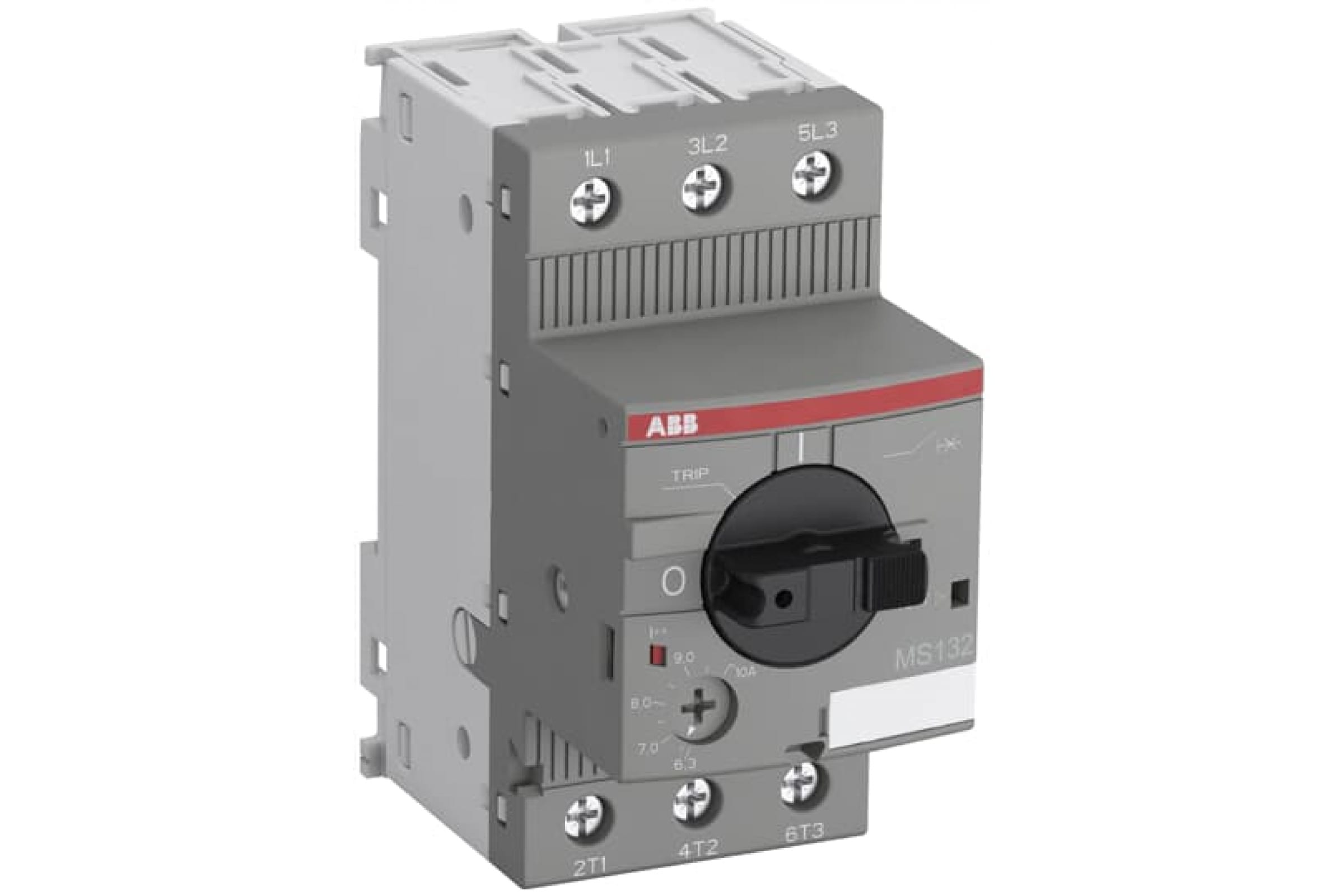 ABB MS132-10 100кА Автоматический выключатель с регулир.тепл.защитой 6.3A-10А,класс тепл.р