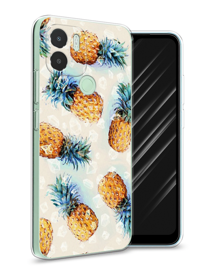 

Чехол Awog на Xiaomi Redmi A1+/A2+ "Ананасы", Бежевый, 318550-3