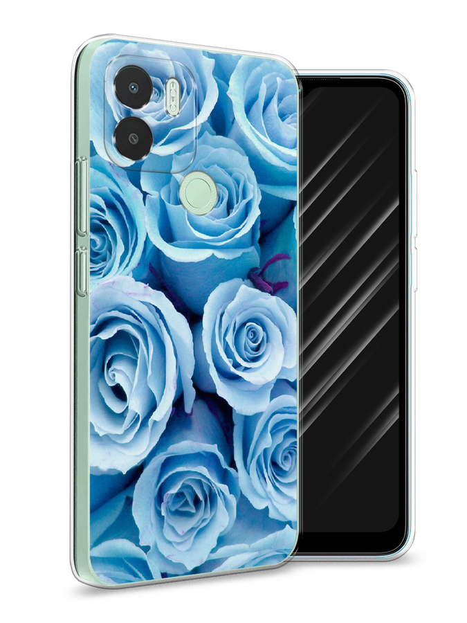 

Чехол Awog на Xiaomi Redmi A1+/A2+ "Лазурные розы", Голубой, 318550-8