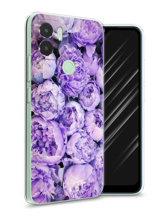 

Чехол Awog на Xiaomi Redmi A1+/A2+ "Пионы сиреневые", Фиолетовый;голубой, 318550-8