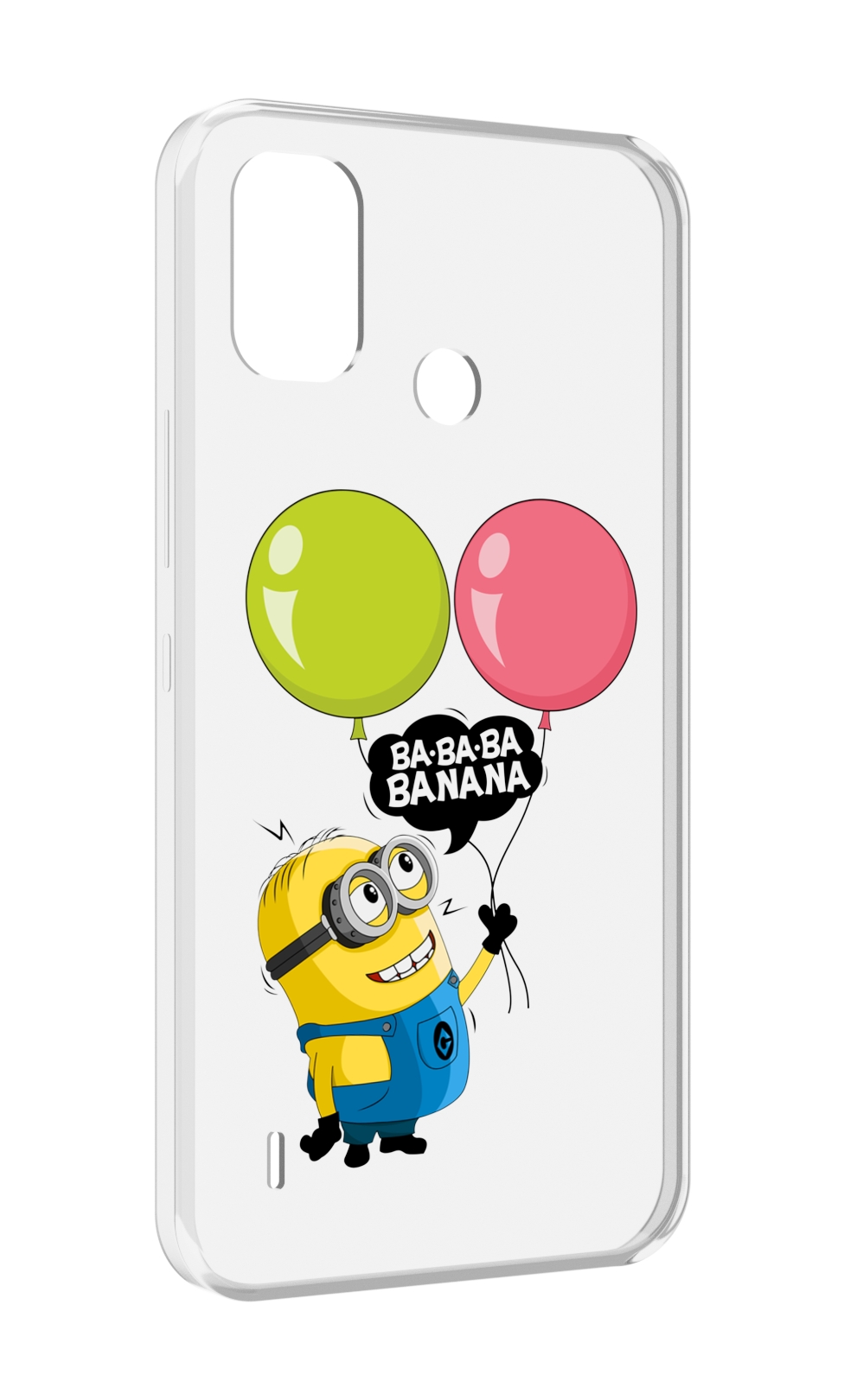 

Чехол MyPads миньон-с-шариками для Itel A48, Прозрачный, Tocco