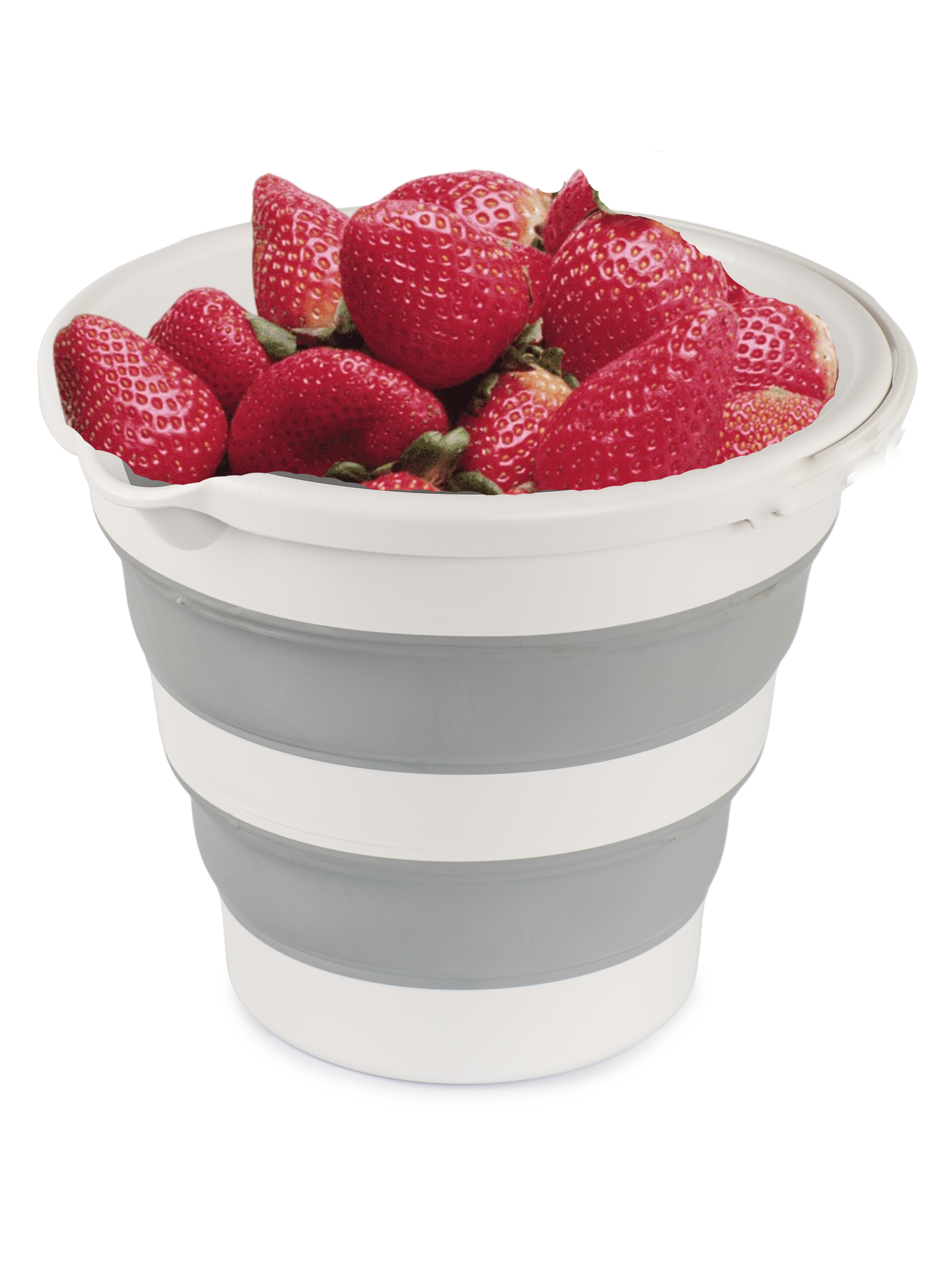 Ведро HOBBY LIFE MAGIC серое 12л складное