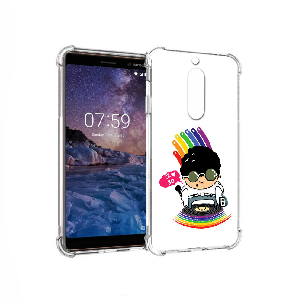 

Чехол MyPads Tocco для Nokia 7 Я люблю 80-е (PT95887.123.205), Прозрачный, Tocco
