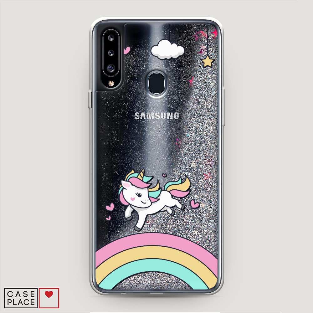 

Чехол Awog на Samsung Galaxy A20s / Самсунг A20s "Единорог на радуге", 2100891-1