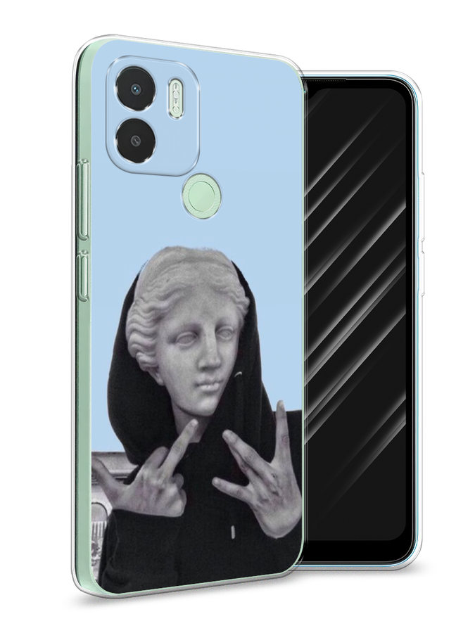 

Чехол Awog на Xiaomi Redmi A1+/A2+ "SWAG статуя", Голубой, 318550-9