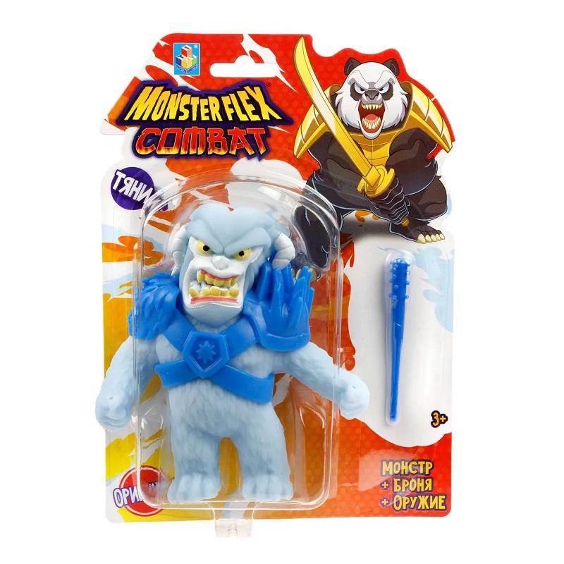 

Игрушка 1TOY Monster Flex COMBAT Снежный Етти, Снежный Етти