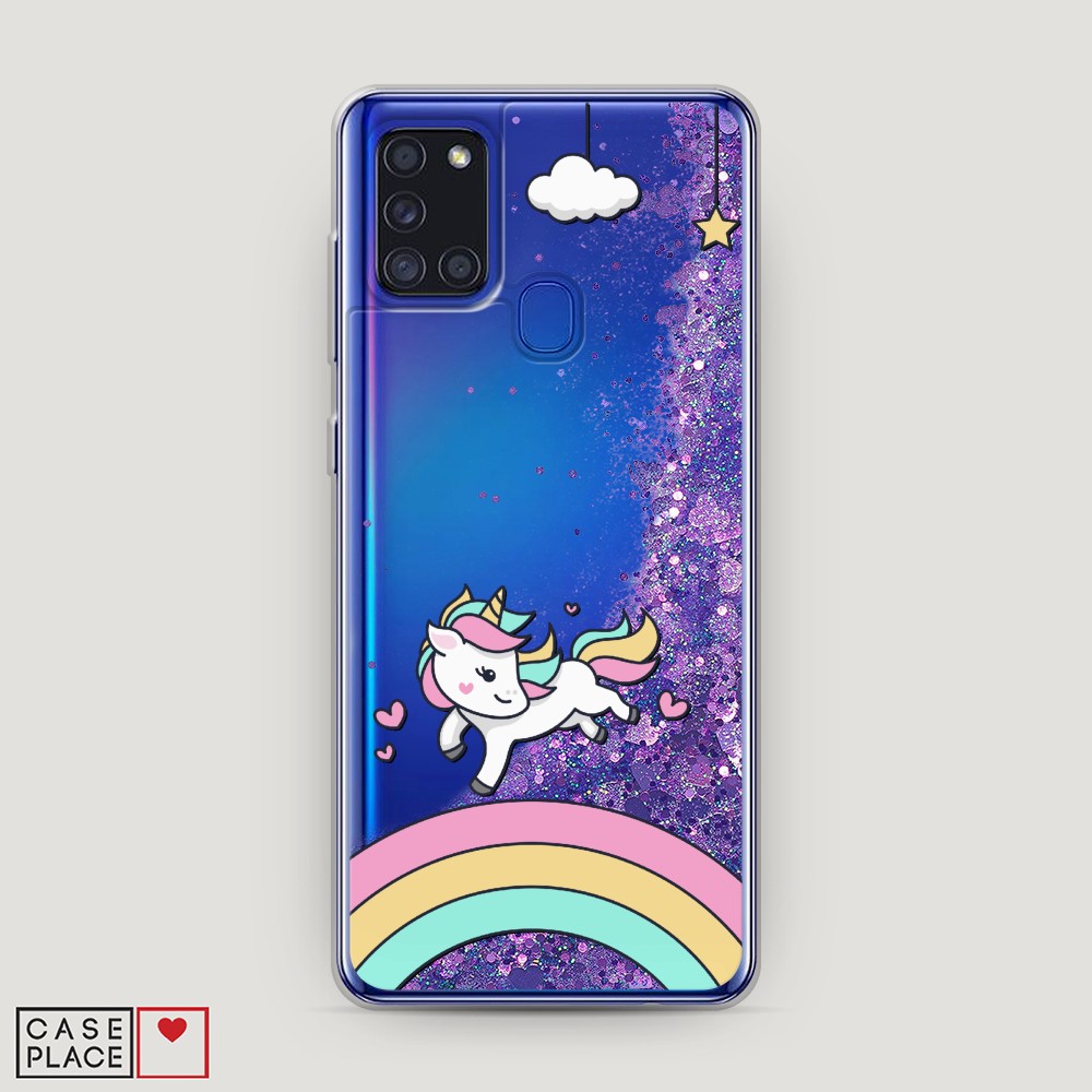 

Чехол Awog на Samsung Galaxy A21s / Самсунг A21s "Единорог на радуге", Разноцветный, 2100292-1