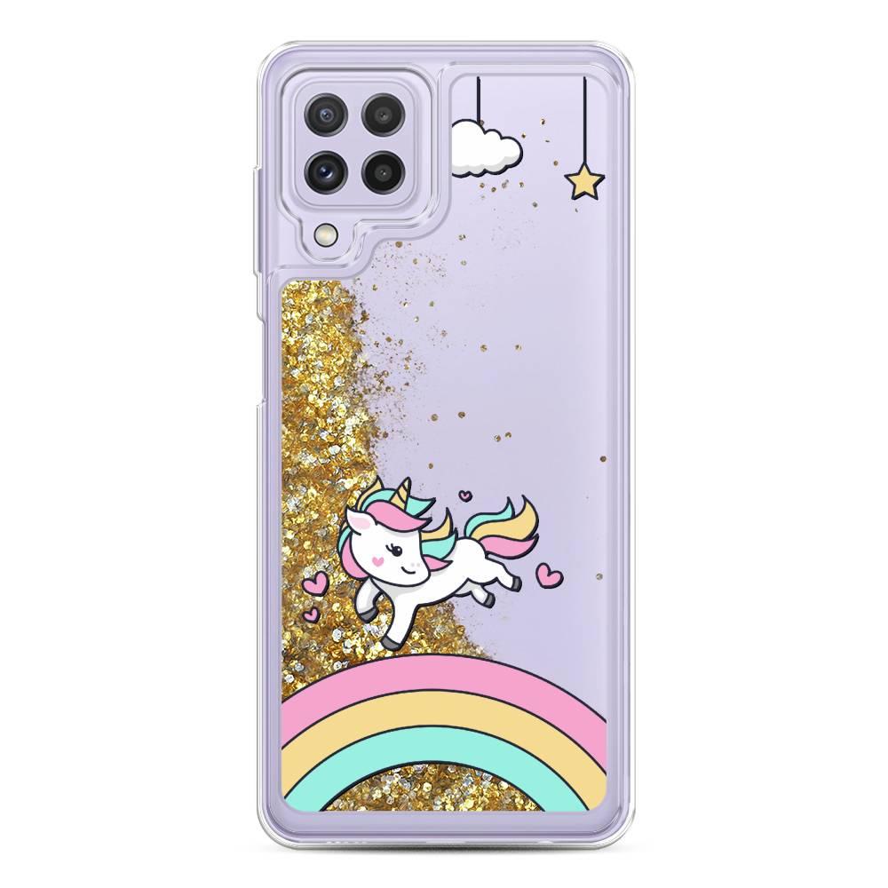 

Чехол Awog на Samsung Galaxy A22 / Самсунг A22 "Единорог на радуге", 2103190-1