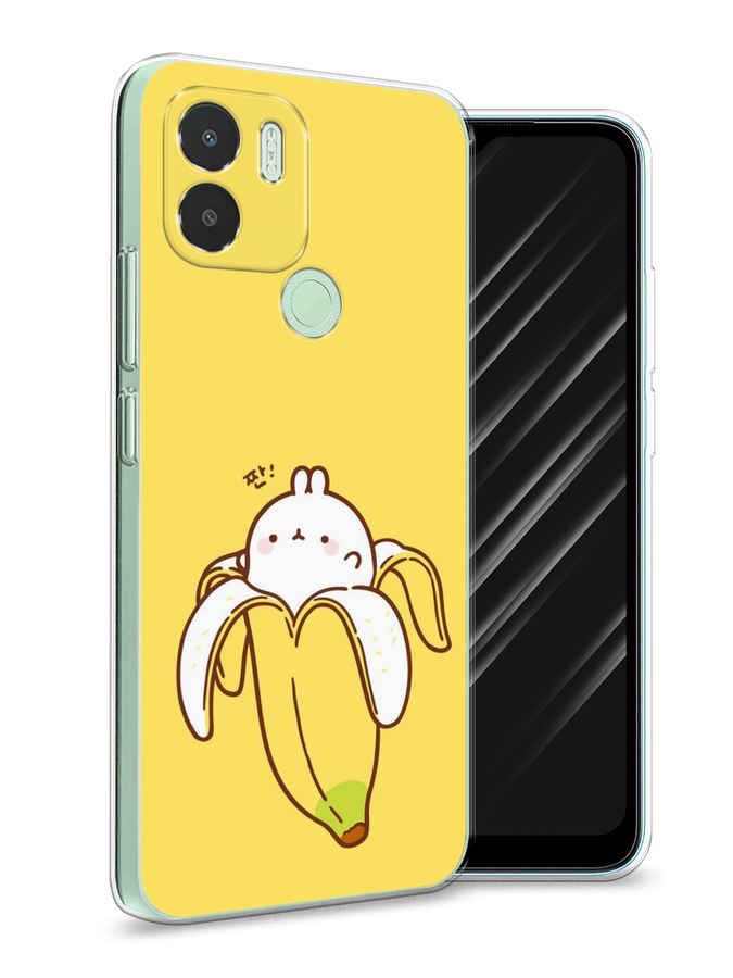 

Чехол Awog на Xiaomi Redmi A1+/A2+ "Зайчик-бананчик", Желтый;белый, 318550-2