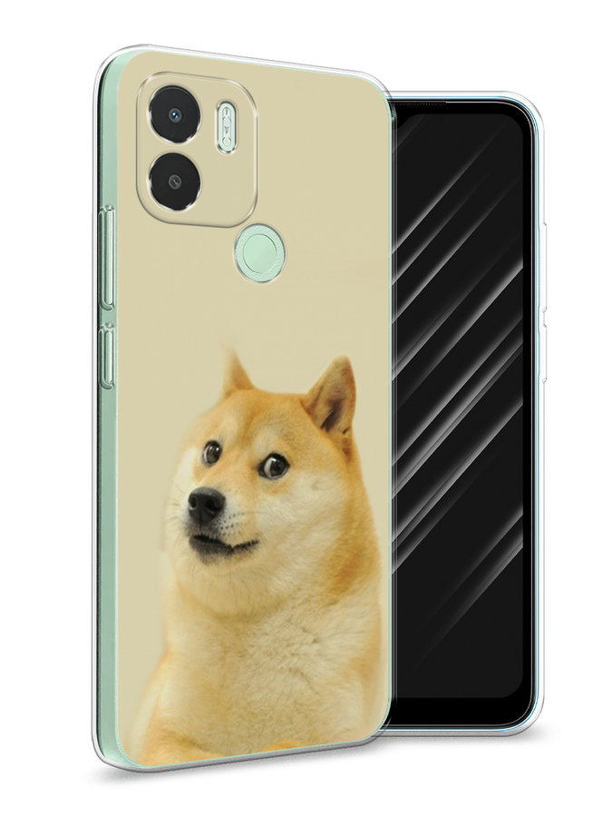 

Чехол Awog на Xiaomi Redmi A1+/A2+ "Собака подозревака", Коричневый;желтый;бежевый, 318550-9