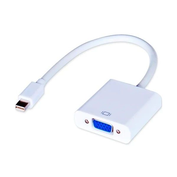 

Переходник Display Port miniDisplayPort (m) - VGA (f), белый