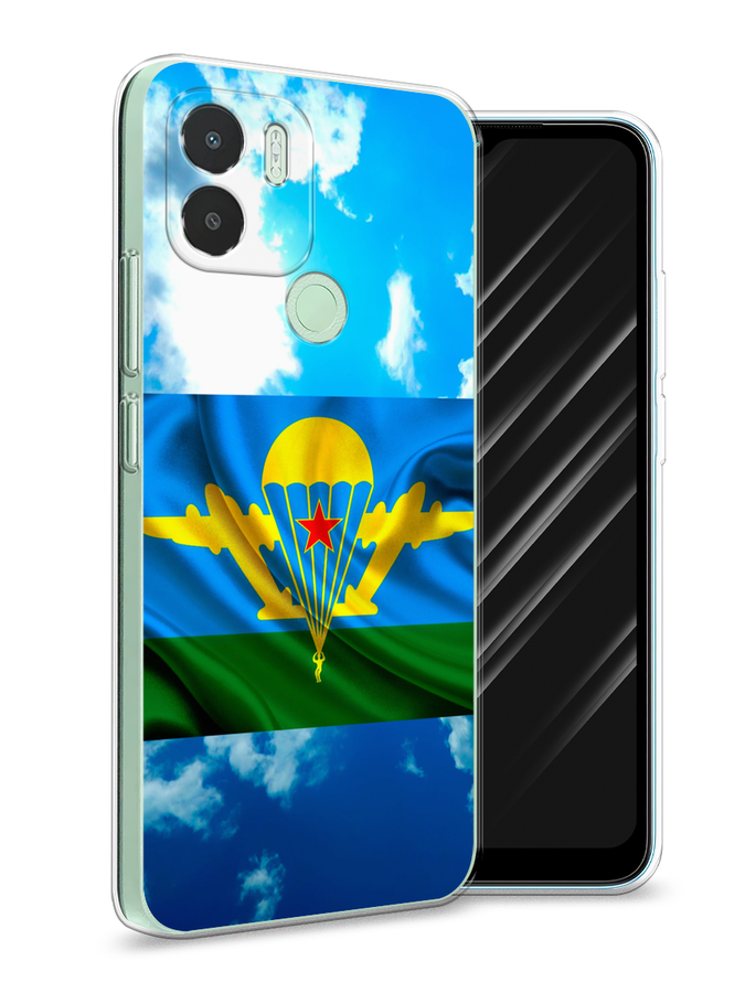 

Чехол Awog на Xiaomi Redmi A1+/A2+ "ВДВ флаг в небесах", Синий;зеленый;желтый, 318550-5