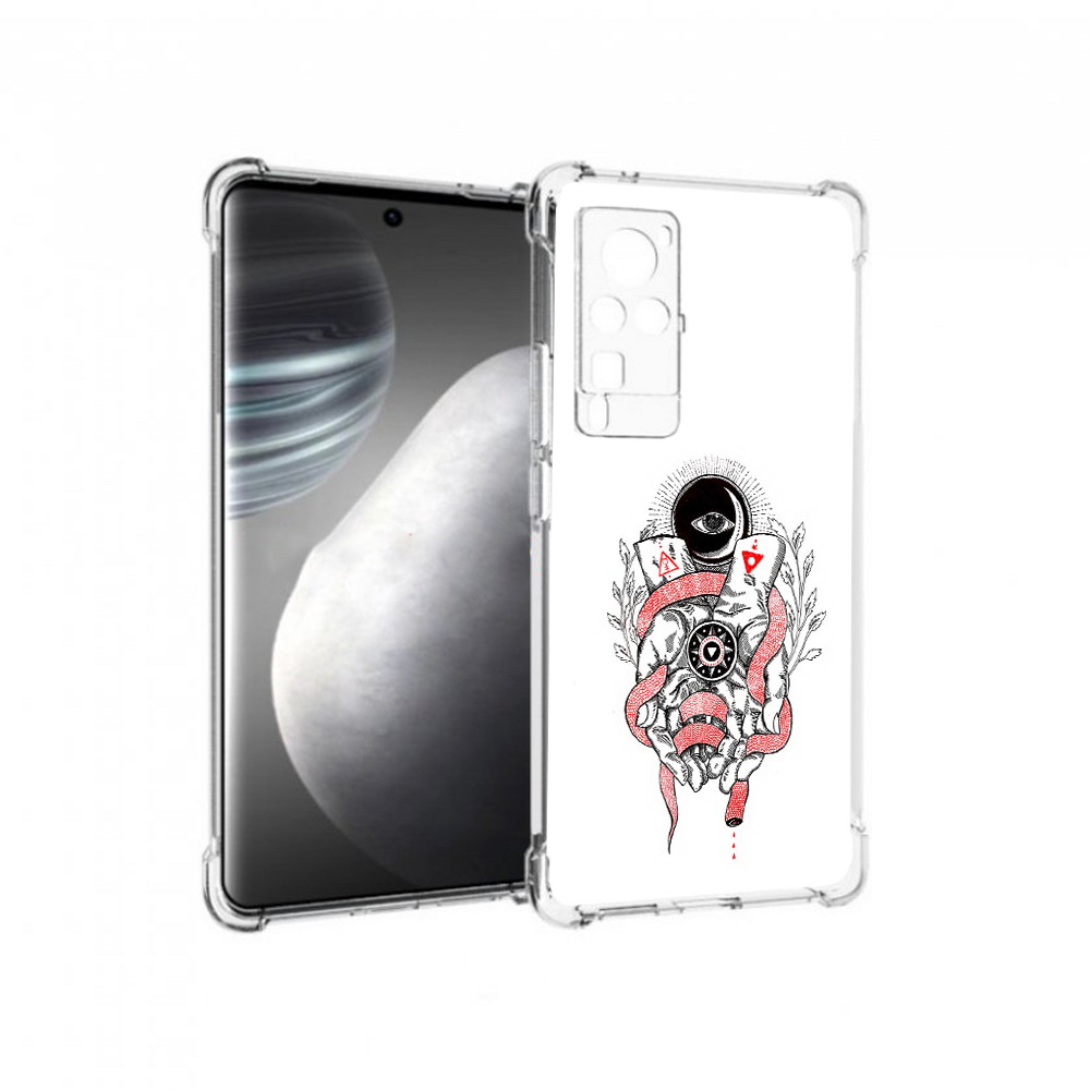 

Чехол MyPads Tocco для Vivo X60 pro абстрация связанные руки (PT226972.385.213), Прозрачный, Tocco