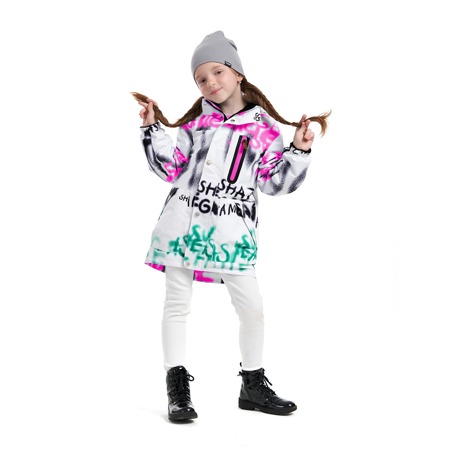 фото Куртка ветровка для детей олдос aoss21jk2t011 белый 104 oldos