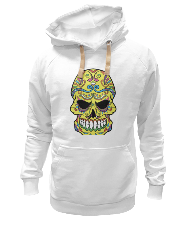 

Худи унисекс Printio Skull белое 2XL, Белый, Skull