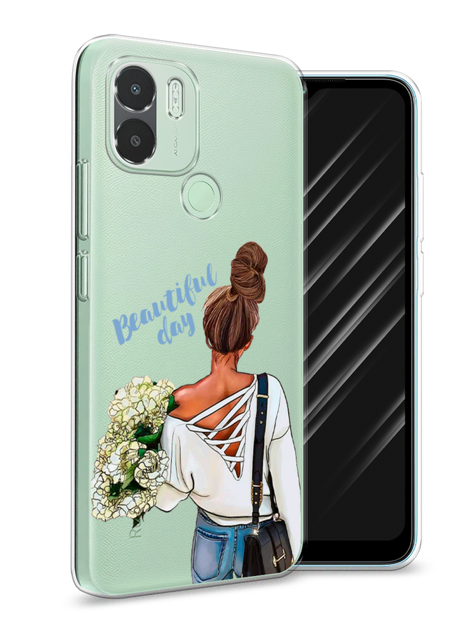 

Чехол Awog на Xiaomi Redmi A1+/A2+ "Beautiful day vector", Коричневый;белый;зеленый, 318550-6