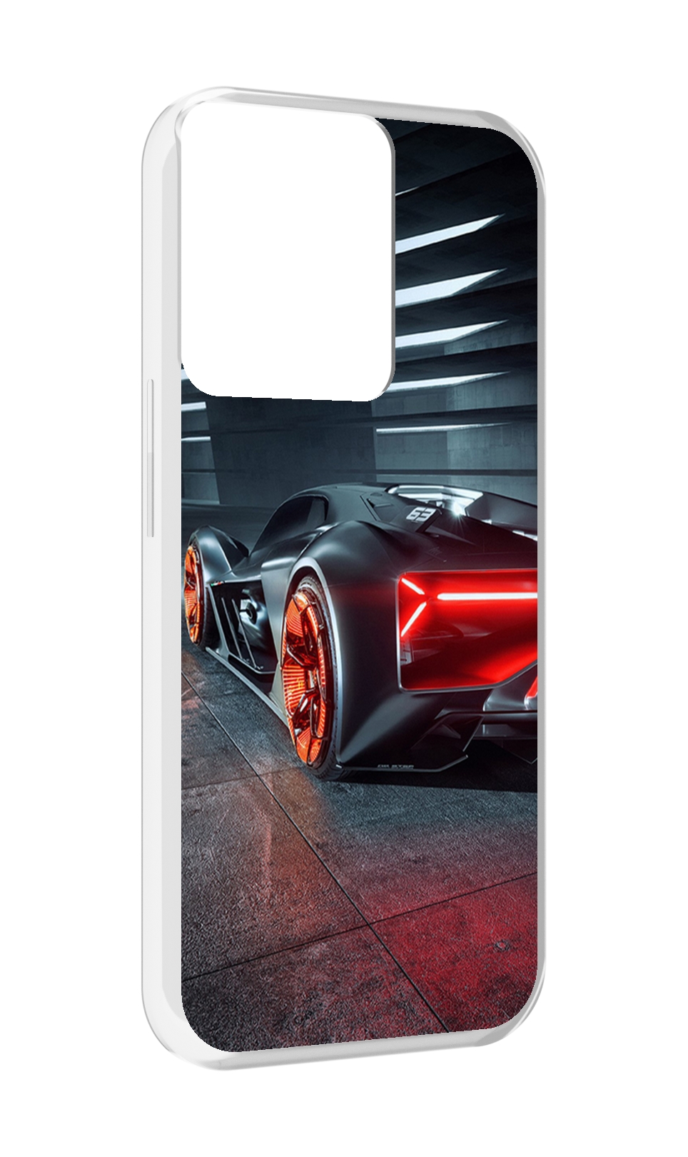 

Чехол MyPads Ночной-город мужской для OPPO Reno 8, Прозрачный, Tocco