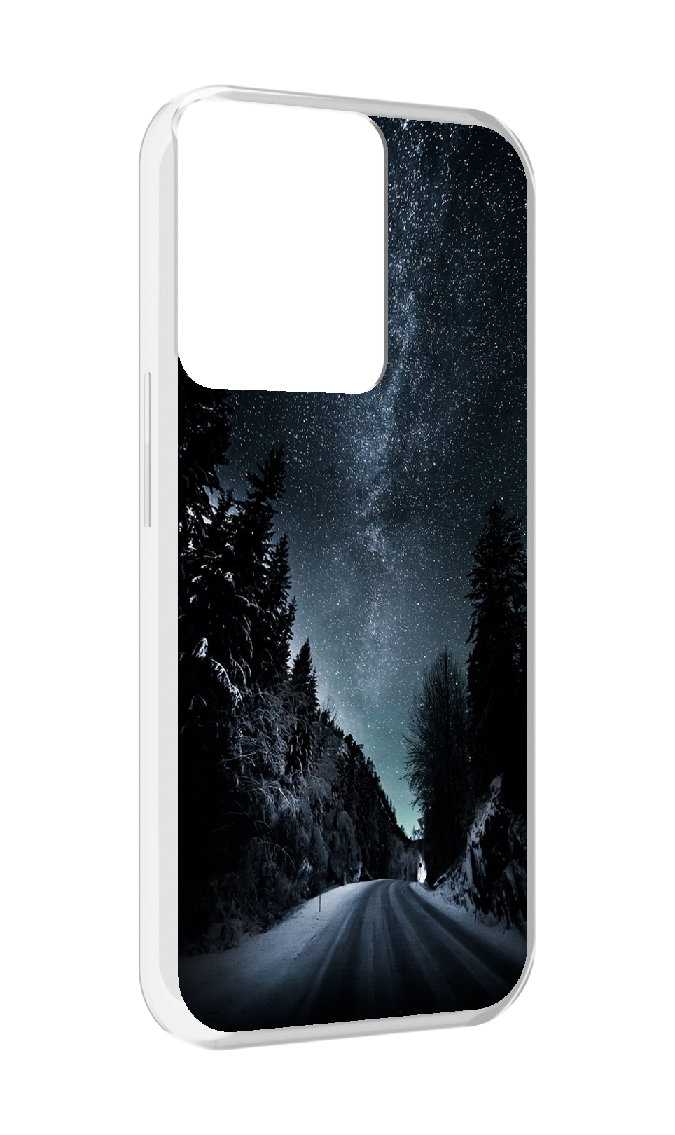 

Чехол MyPads Ночной-лес для OPPO Reno 8, Прозрачный, Tocco