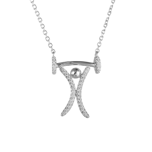 

Колье из серебра 45 см Element47 SN-B0681_KL_002_WG, фианит, SN-B0681_KL_002_WG