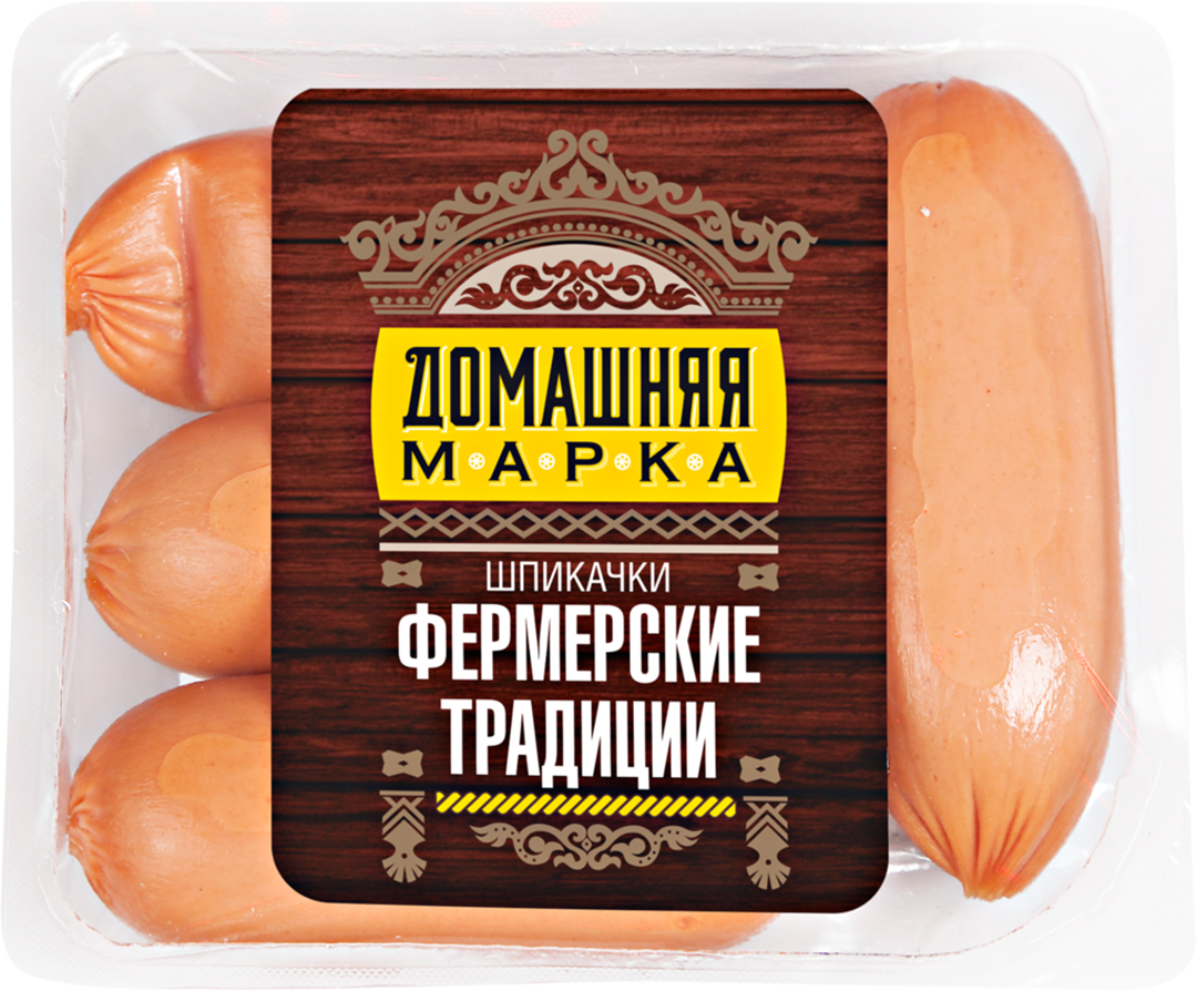 

Шпикачки Домашняя Марка Фермерские Традиции