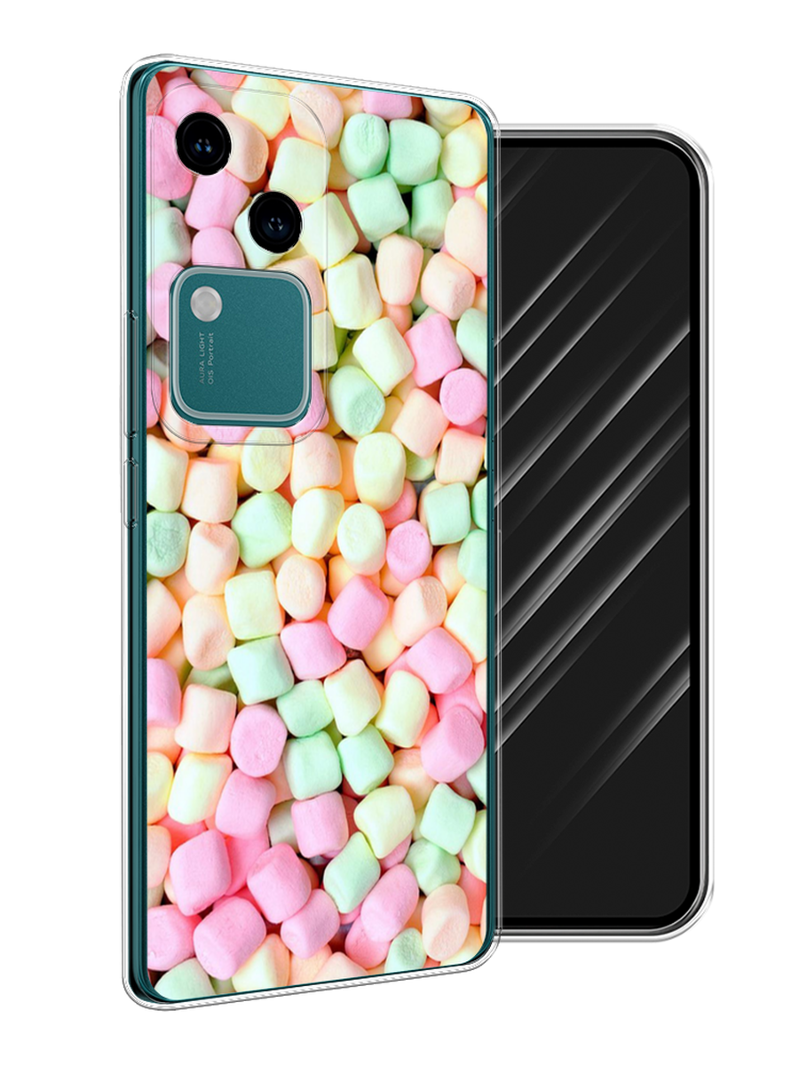 

Чехол Awog на Vivo V30/S18 "Marshmallows", Зеленый;желтый;розовый, 2610150-1