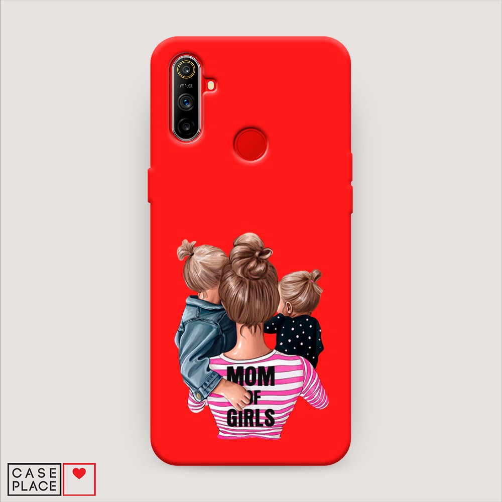 

Чехол Awog на Realme C3 "Mom of Girls", Разноцветный, 253053-1
