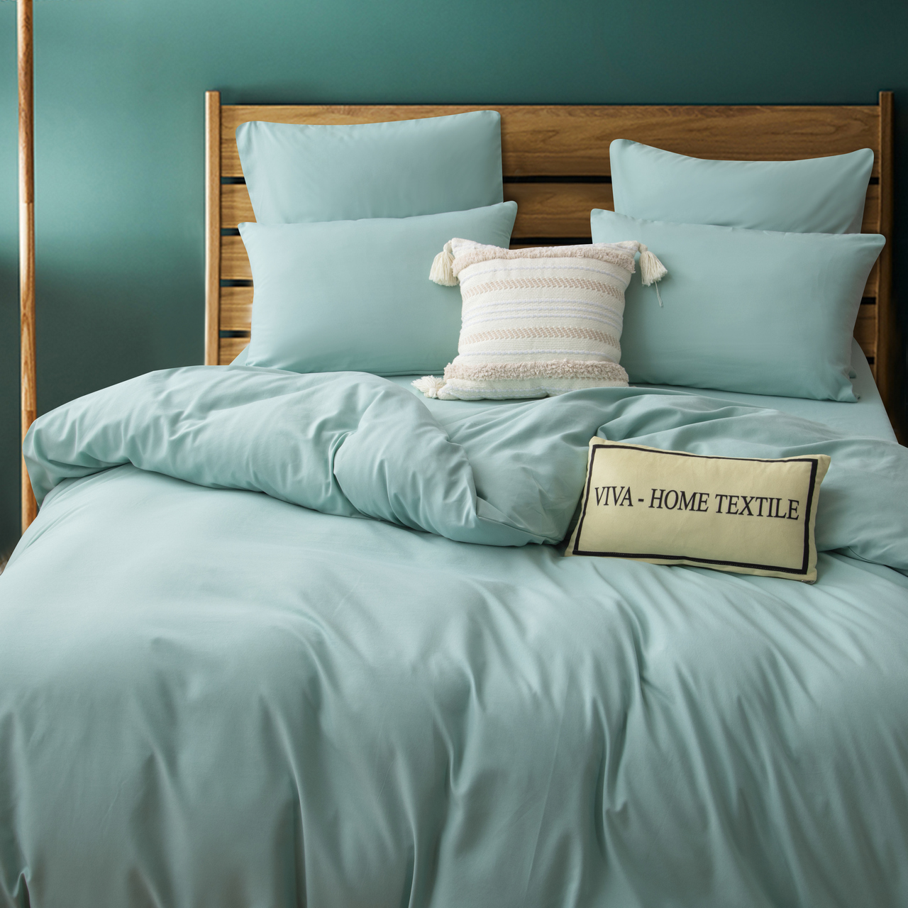 фото Комплект постельного белья ситрейд 1,5 спальный мятный