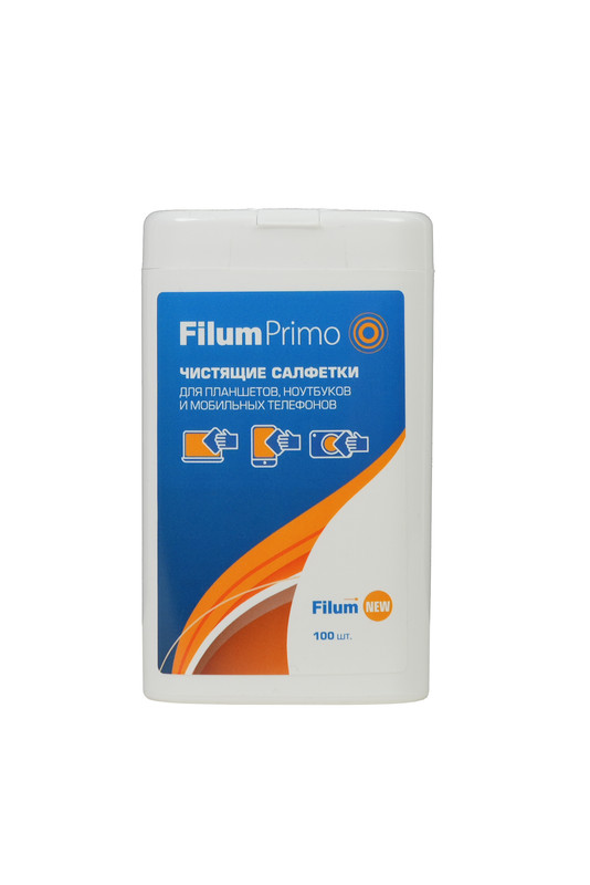 фото Чистящее средство для экранов filum primo cln-t1005 100 шт