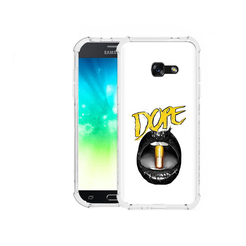 

Чехол MyPads Tocco для Samsung Galaxy A3 (2016) губы, Прозрачный, Tocco